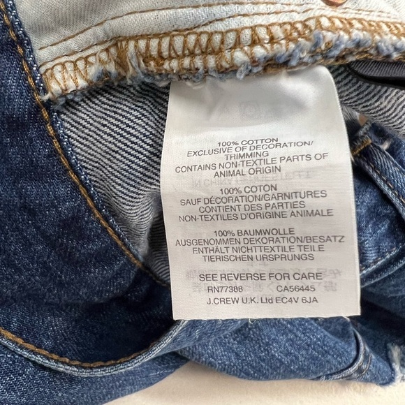 Madewell Perfect Summer Jean Destructed Edition Size 27 - Picture 10 of 15